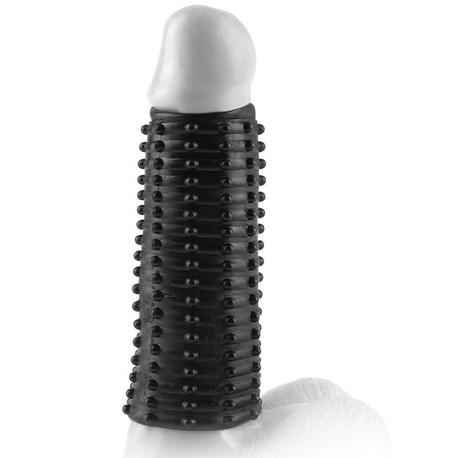 Funda para o pénis Fantasy X-Tensions com nódulos estimulantes