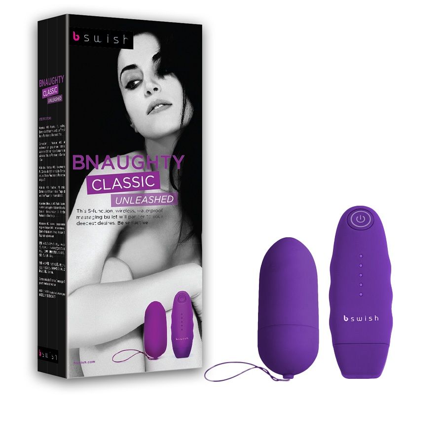 Vibrador Bnaughty Classic Unleashed com controlo remoto