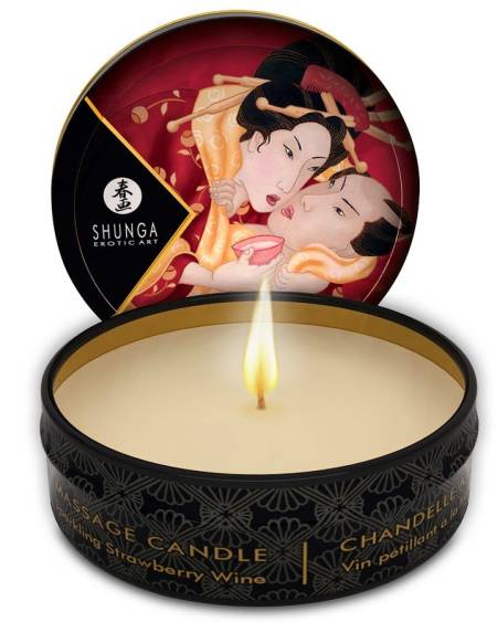 Vela de Massagem Shunga - Fresas e Cava 30ml