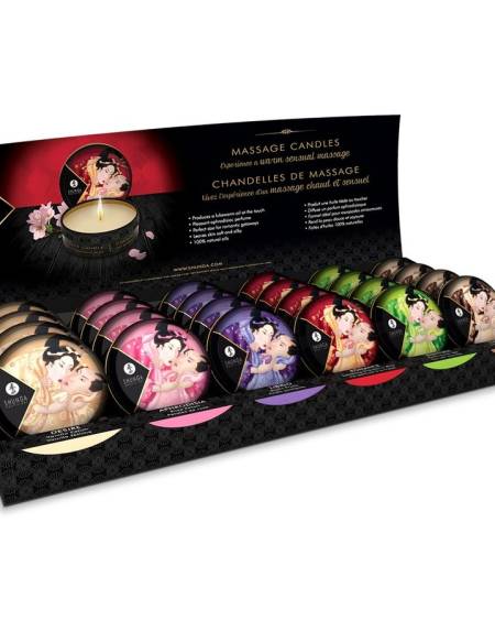 Conjunto de velas de massagem Shunga