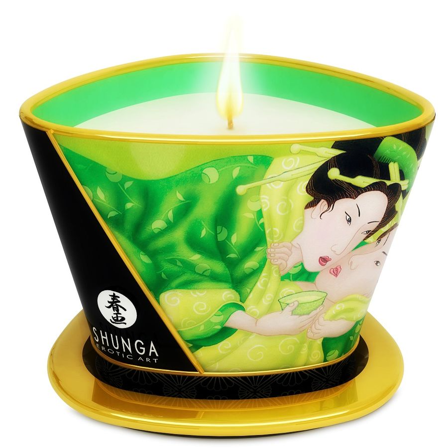 Vela de massagem Shunga Chá Verde 170 ml