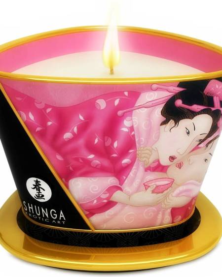 Mini Caress Vela Massagem Rosas Afrodísiacas 170ml
