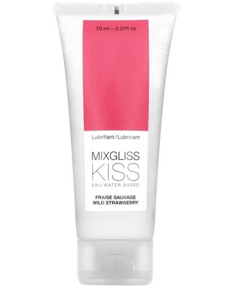 MIXGLISS – Lubrificante Base Água Sabor a morango 70 ml