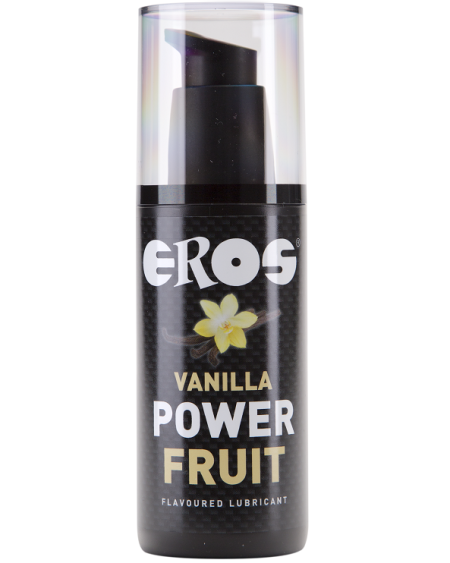 Lubrificante Power Fruit EROS POWER LINE, embalagem de 125 ml com doseador