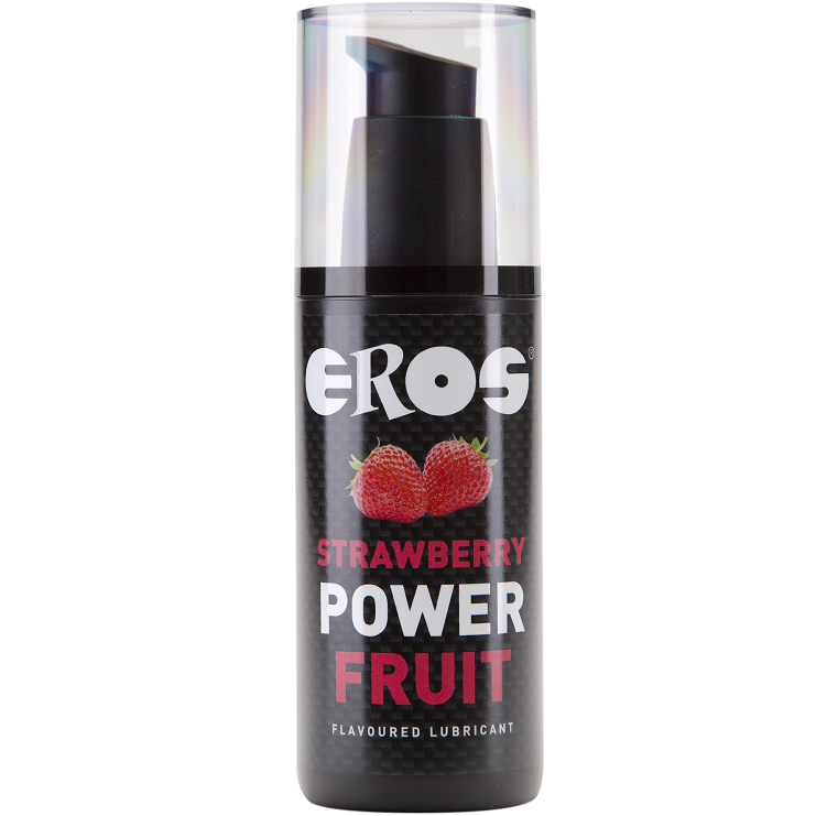 Lubricante EROS POWER LINE sabor a Fresa 125 ml
