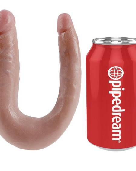 KING COCK Dildo Duplo Penetração 12.7 cm Natural