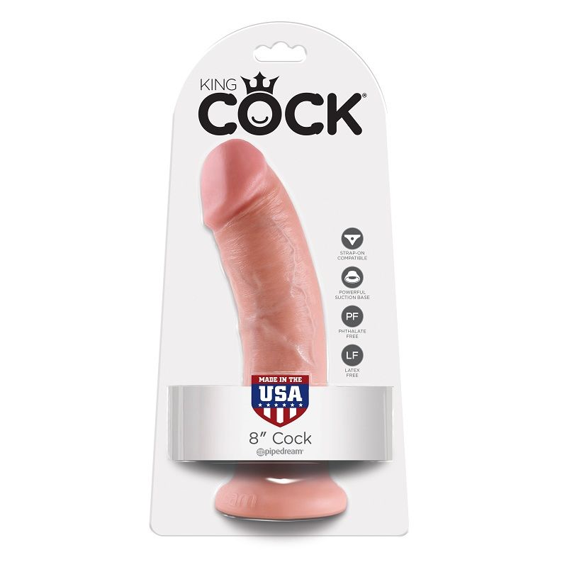 Dildo King Cock de 20.3 cm natural