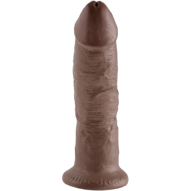 Dildo KING COCK 9" Marrón
