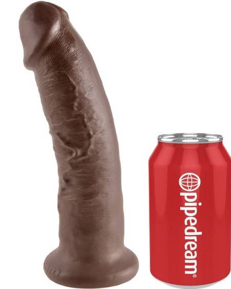 Dildo KING COCK 9" Marrón