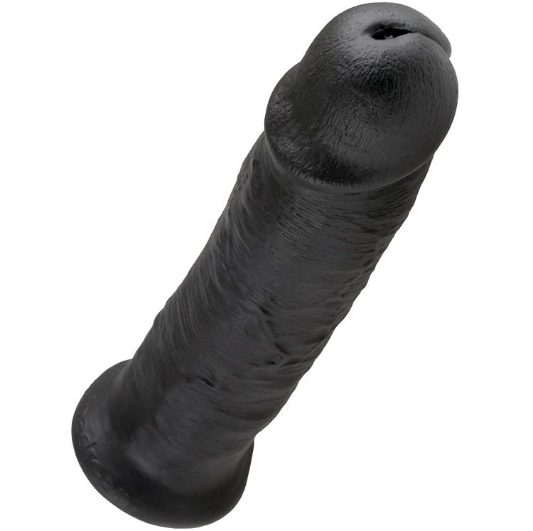 Dildo KING COCK - PENE NEGRO 25 CM