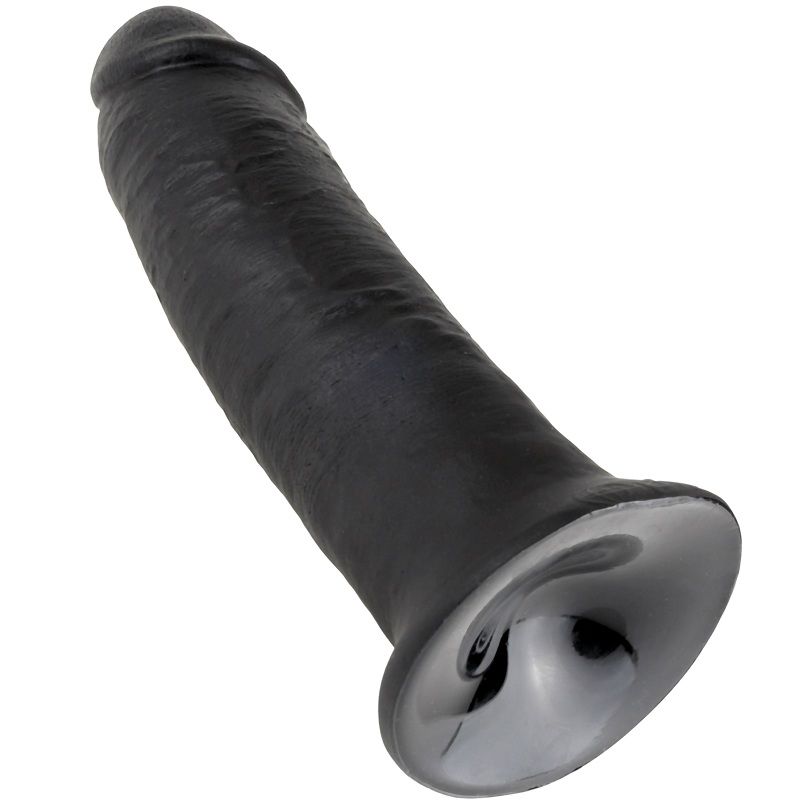 Dildo KING COCK - PENE NEGRO 25 CM