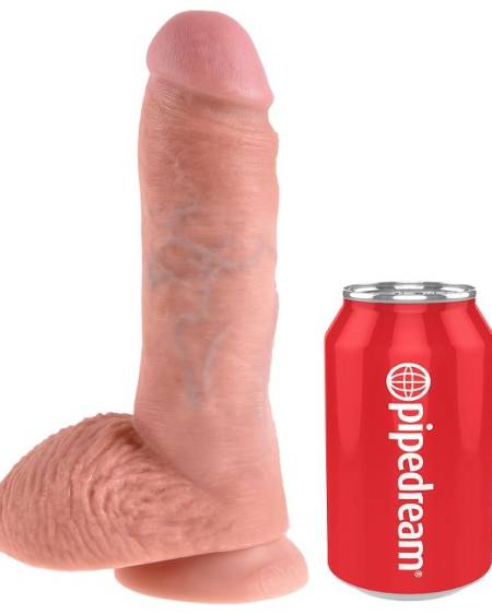 KING COCK 8 PENE REALÍSTICO NATURAL