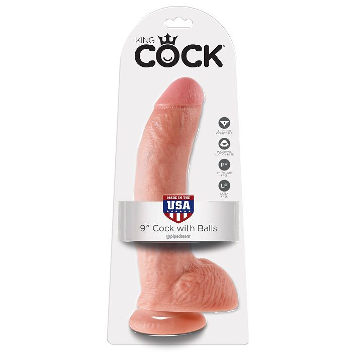 Dildo realista KING COCK 22.9 cm
