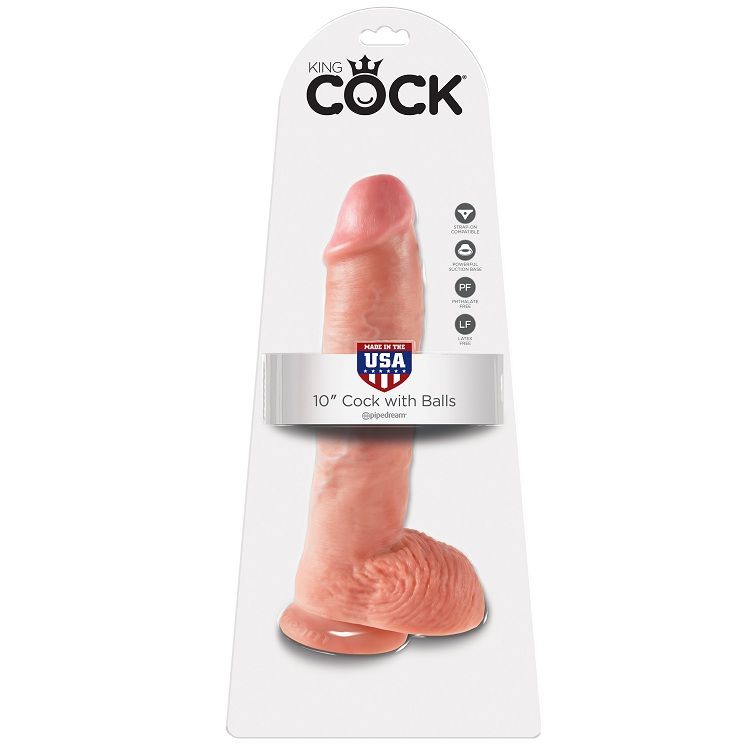 Dildo realístico KING COCK de 26.5 cm