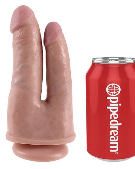 Dildo Duplo KING COCK Doble Penetración Natural