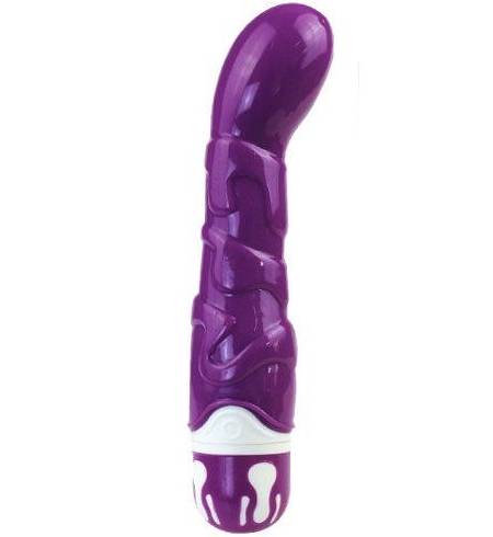 Vibrador de silicone BAILE - REALISTIC COCK 10 RITMOS SENSATION VIOLETA