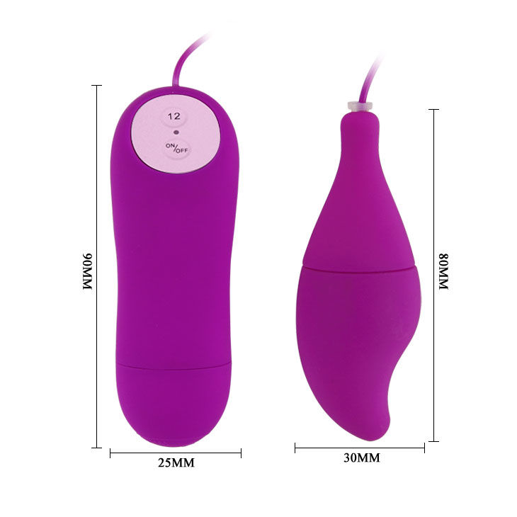 Vibrador BAILE PLEASURE SHELL12 na cor lila