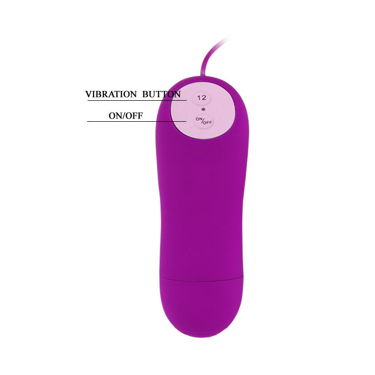 Vibrador BAILE PLEASURE SHELL12 na cor lila