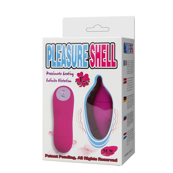 Vibrador BAILE PLEASURE SHELL12 na cor lila