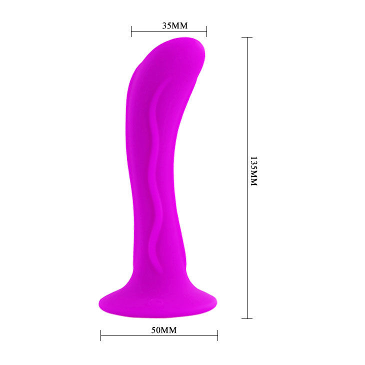 BAILE Passion Strong Suction Plug Unisex em silicone de alta qualidade.