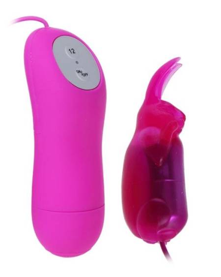 Conejito vibrador com controle remoto e 12 velocidades