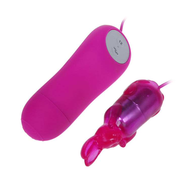Conejito vibrador com controle remoto e 12 velocidades