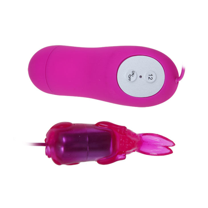 Conejito vibrador com controle remoto e 12 velocidades