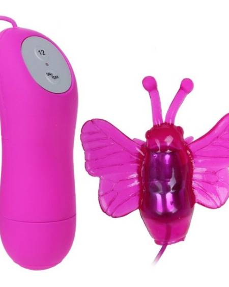 Vibrador BAILE Cute Secret Mariposa Estimuladora 12V em silicone