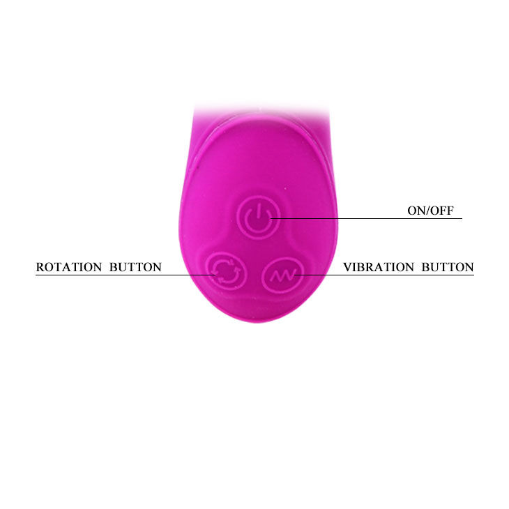Masajeador Pretty Love Hale Rotador Lila em silicone de alta qualidade