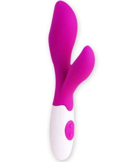Vibrador Estimulador Pretty Love Newman em lila e branco