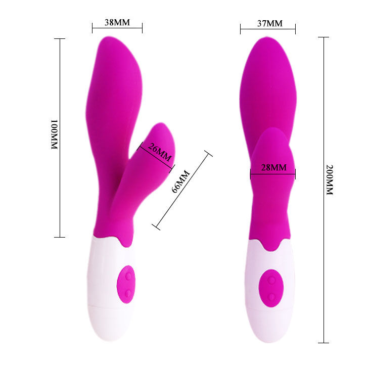 Vibrador Estimulador Pretty Love Newman em lila e branco