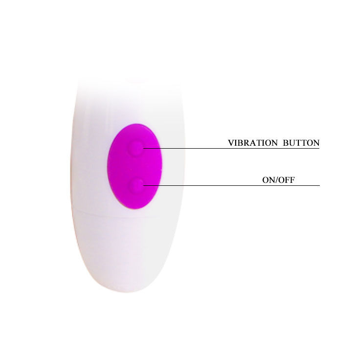 Vibrador Estimulador Pretty Love Newman em lila e branco