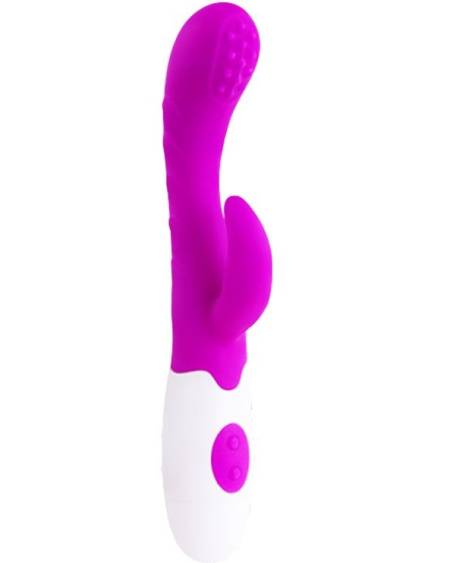 Vibrador Pretty Love Flirtation Arthur em lila e branco