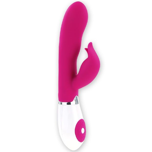 Vibrador Pretty Love Flirtation em cores lila e branco