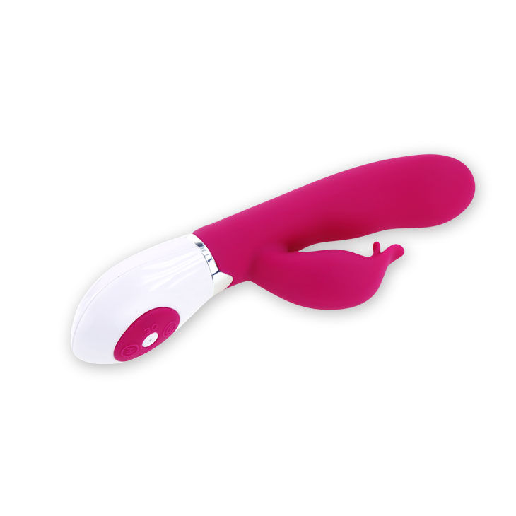 Vibrador Pretty Love Flirtation em cores lila e branco