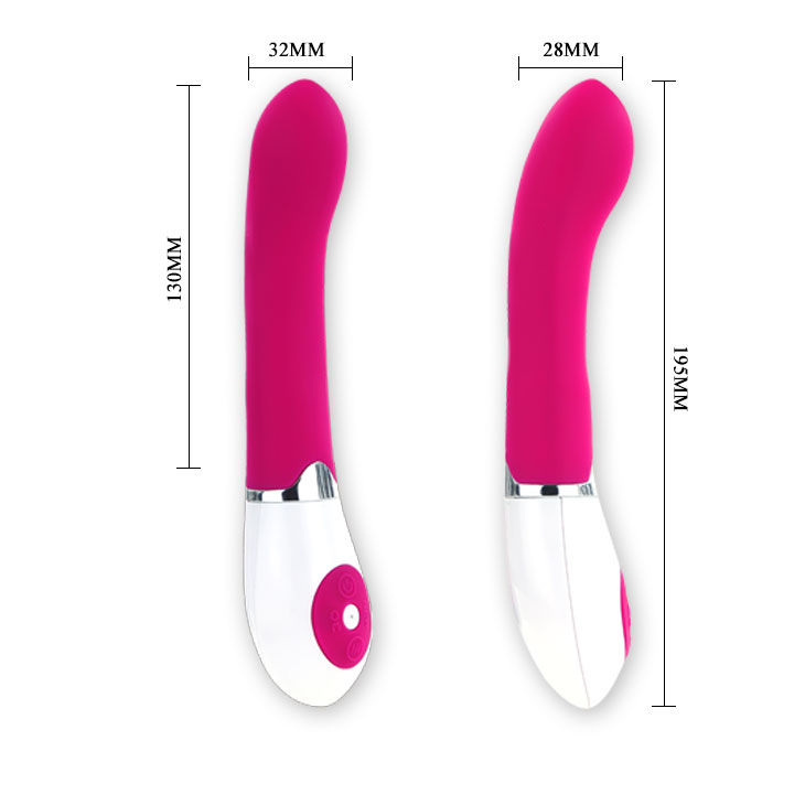 Vibrador Daniel Pretty Love em lilás e branco