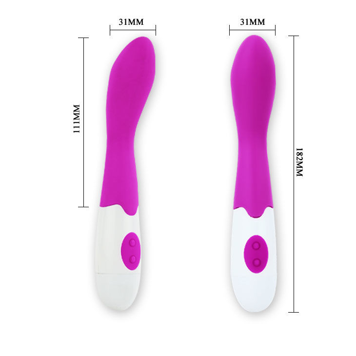 Vibrador Pretty Love Bishop em lila e branco