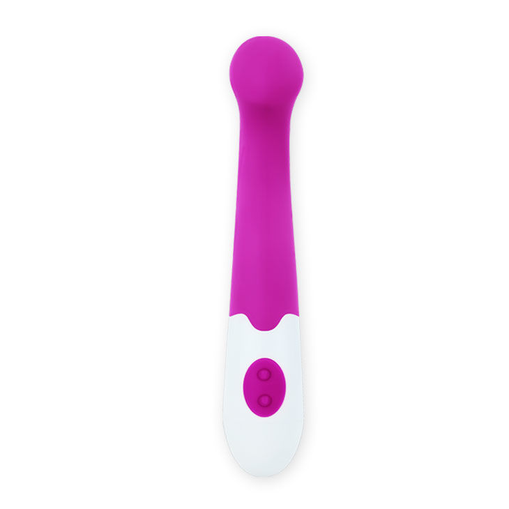 vibrador elegante Charles em lila e branco