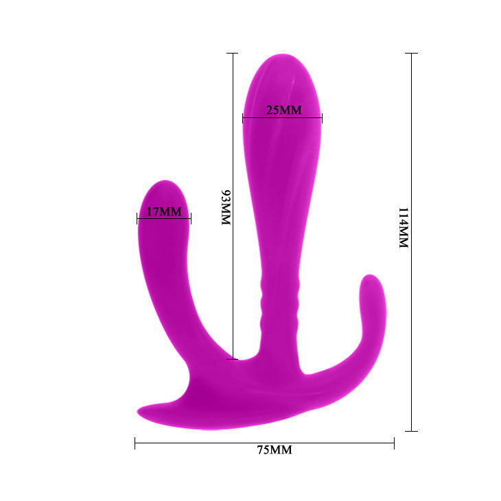 Dildo PRETTY LOVE - DOBLE ESTIMULACIÓN EDGAR em silicone