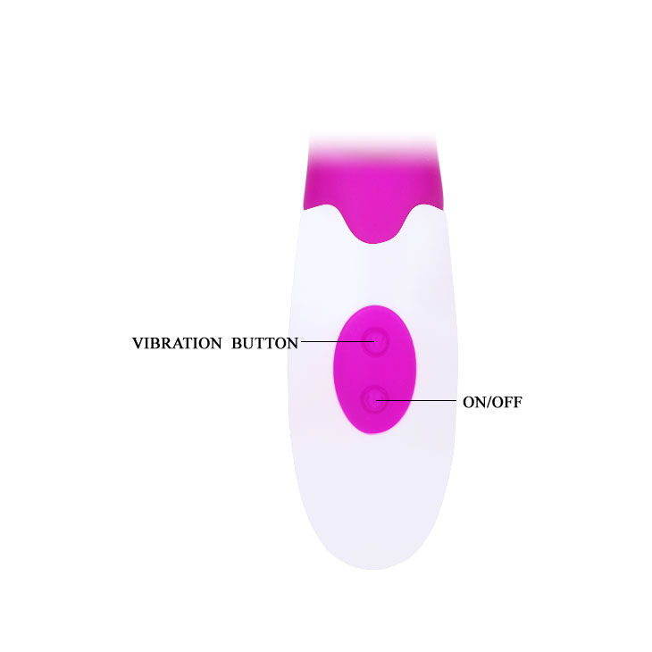 Vibrador Estimulador Andre em lila e branco