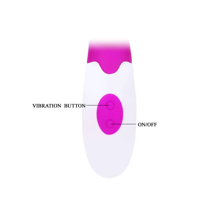 Vibrador Pretty Love Flirtation Alvis em Lila e Branco