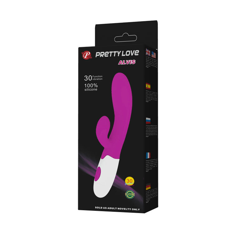 Vibrador Pretty Love Flirtation Alvis em Lila e Branco