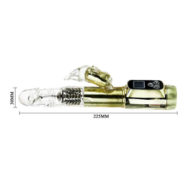 Vibrador rotativo BAILE Rabbit Siberia Passion Gold