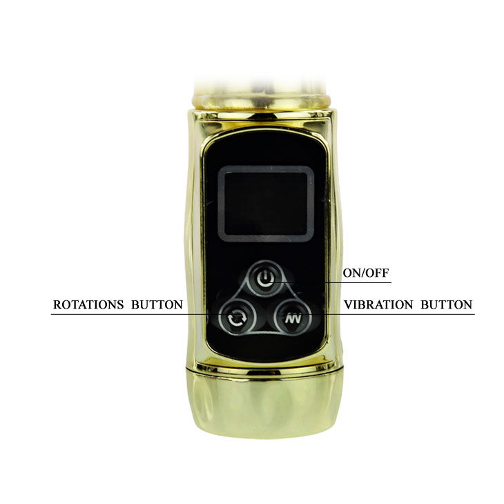 Vibrador rotativo BAILE Rabbit Siberia Passion Gold