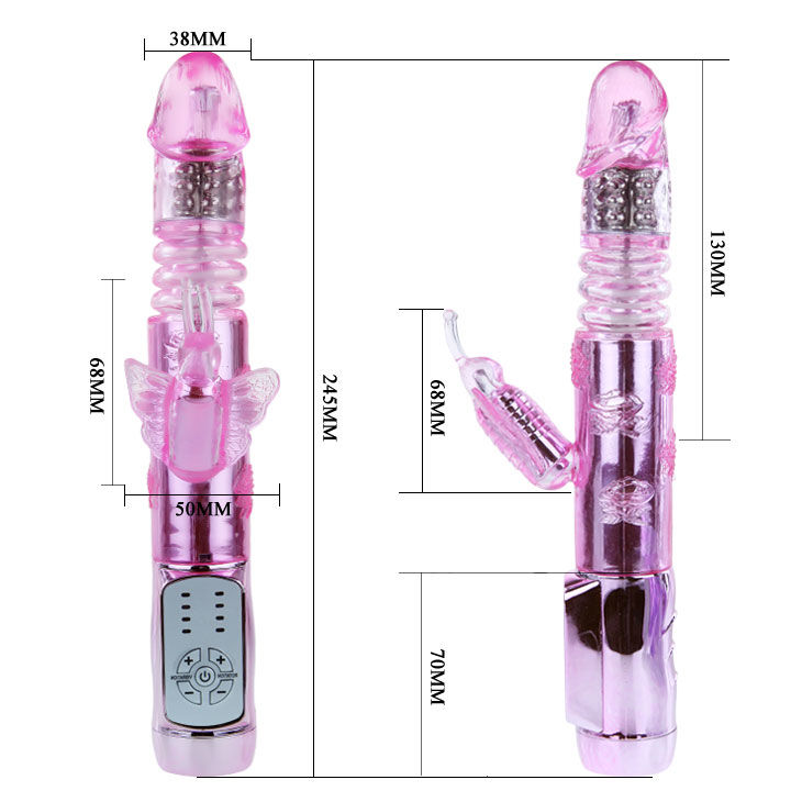 Vibrador BAILE Rabbit Throbbing Butterfly