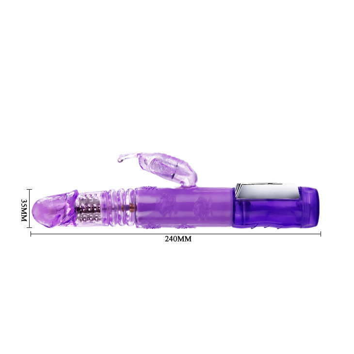 Vibrador rotador BAILE Rabbit Butterfly Prince