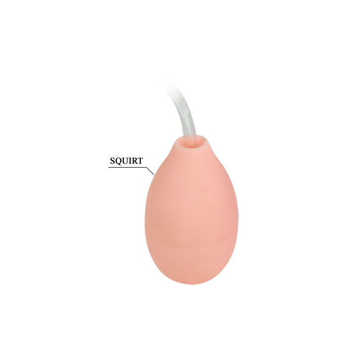 Dildo realista Eros Fountain com simulação de ejaculação e ventosa.