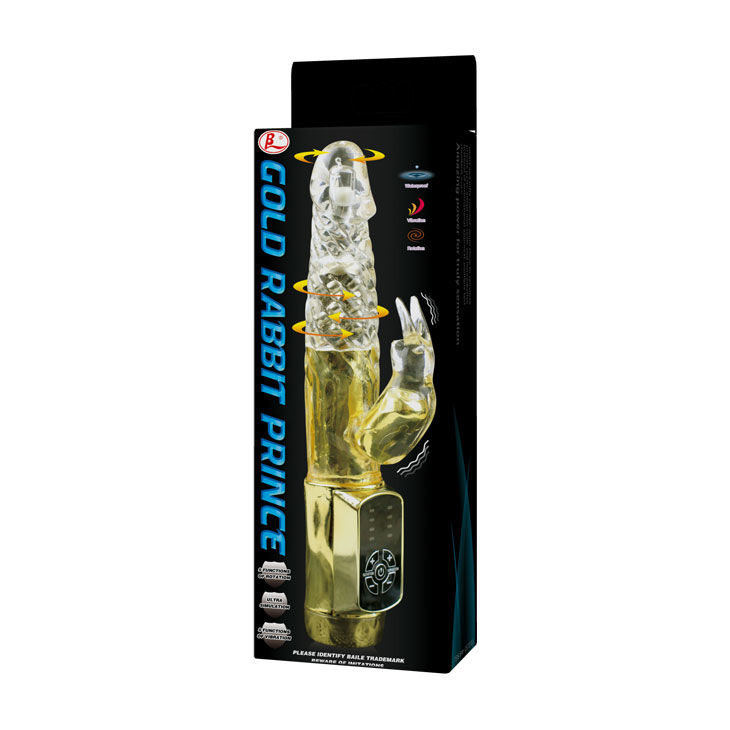 Vibrador BAILE Rabbit Gold Prince