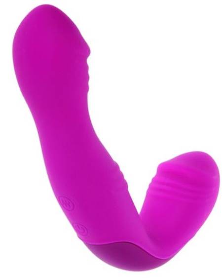 Arnês roxo recarregável Pretty Love Angelo