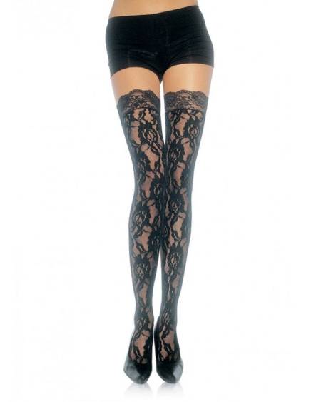 Médias de encaje floral LEG AVENUE